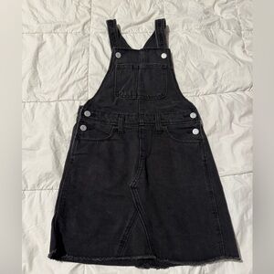 Old Navy Girls denim overall skirt